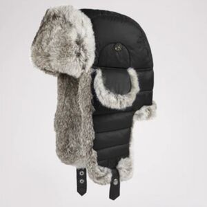 NEW Pajar Wolf Rabbit Fur Trapper Unisex Hat
